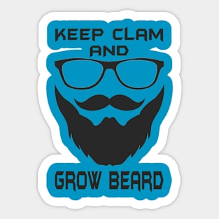 Grow Beard Sticker